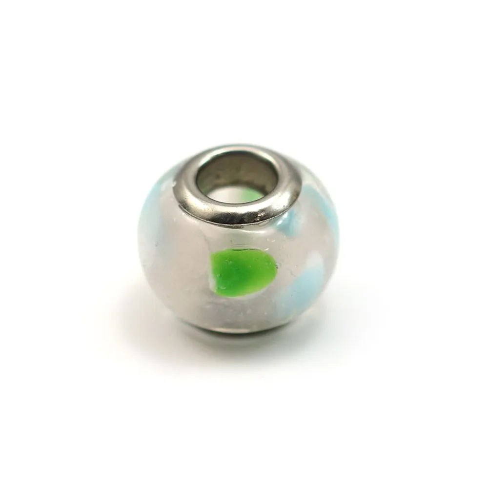 Boucle d'oreille argent 925 rhodie Jade teinte vert Goutte Plate 13.5x18.5mm x 2pcs