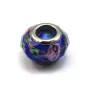 Pandora bleu& white 13.9mm x1pc