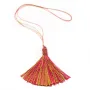 Pompon imitation soie bicolore 40mm x 1pc