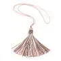 Pompon imitation soie bicolore 40mm x 1pc