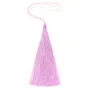Imitation silk lilac purple pompon 80mm x 1pc
