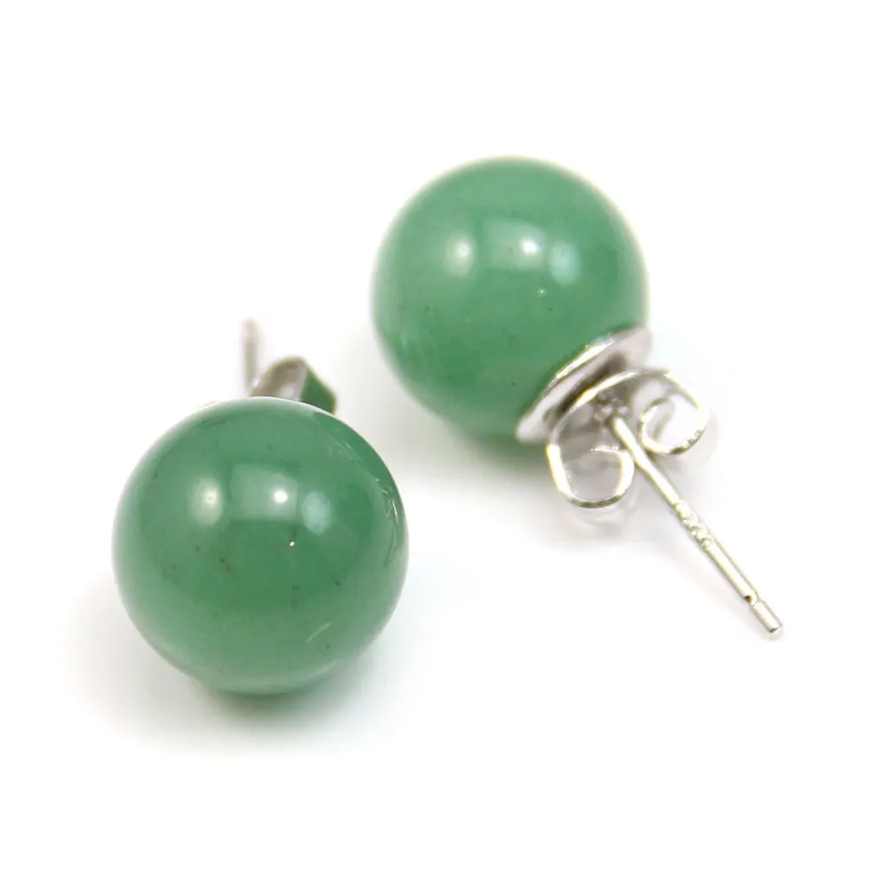 Earring Silver 925  oeil de taureau 12mm x 2pcs 