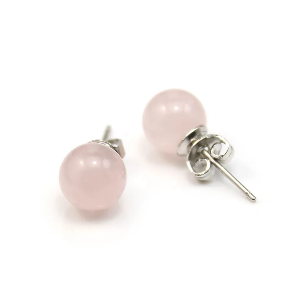 Boucle d'oreill argent 925 aigue marine x 2pcs