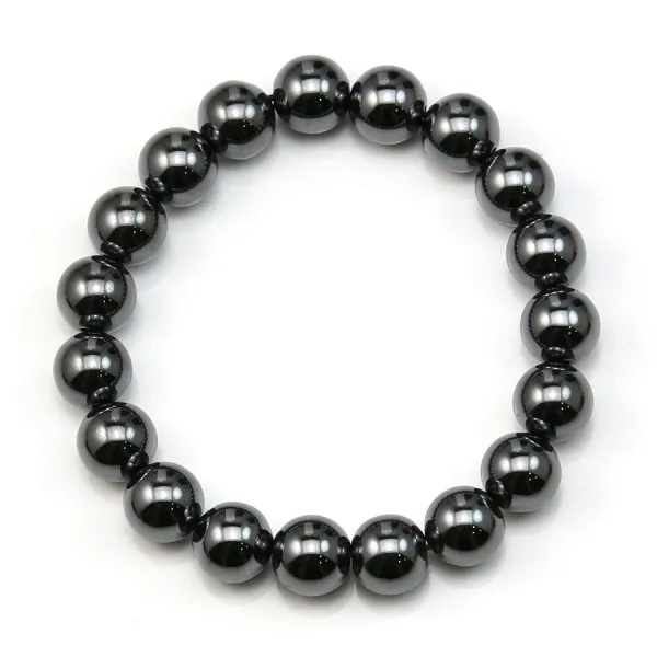 Bracelet Hematite round  8mm 