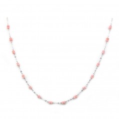 Simple Smoky Quartz Necklace Freshwater Pearls