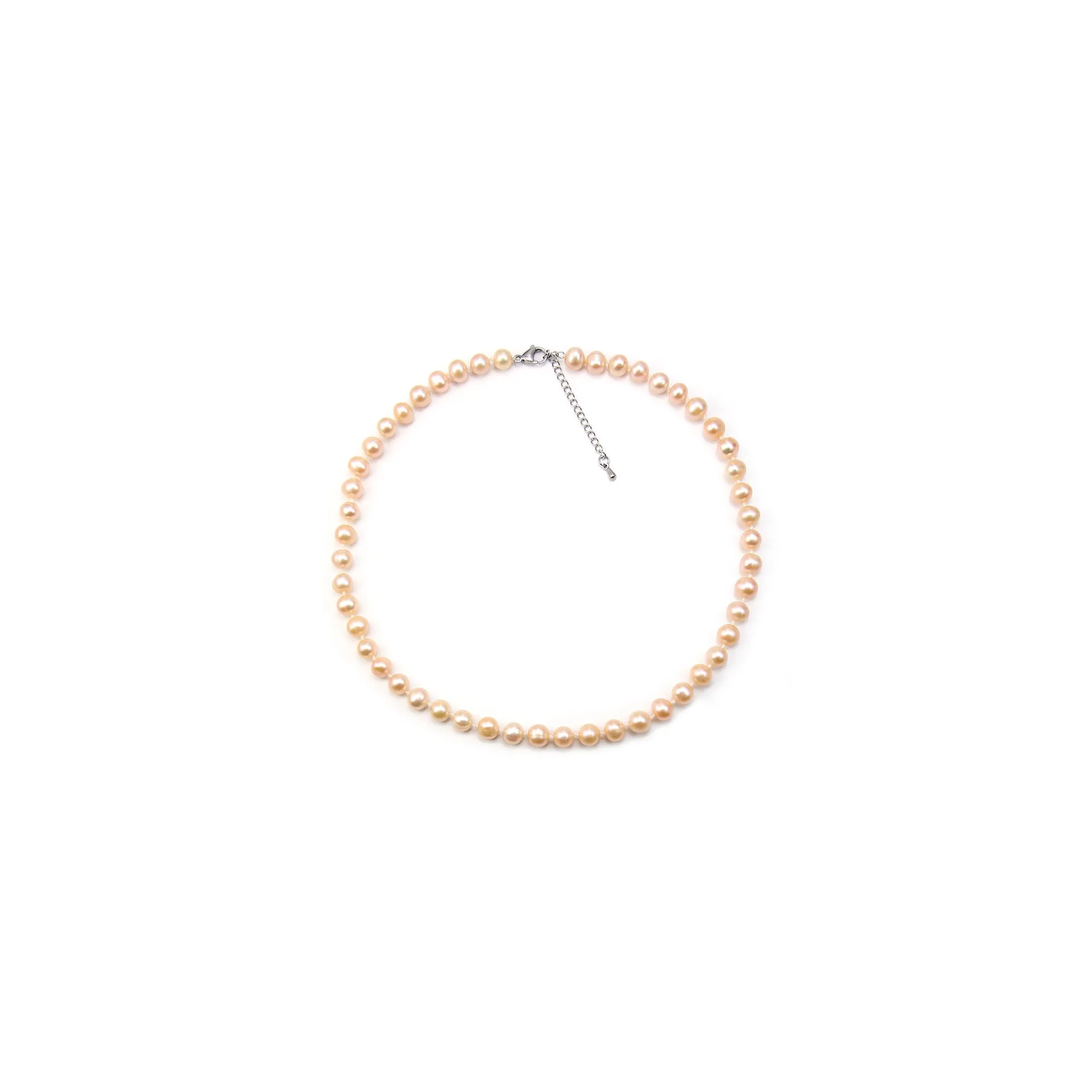 Collier Sautoir Perles D'eau Douce Rouge Plaqué Or 18k ROSEMIMOSA #1422 - Neuf Avec étiquettes