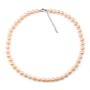 Salmon Freshwater Pearl Necklace