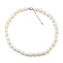 Collier Perle D'eau Douce Blanc 9-10mm