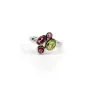 Bague tourmaline en argent 925 rhodié x 1pc
