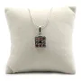 Pendentif tourmaline serti en argent 925 x 1pc