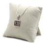 Pendentif tourmaline serti en argent 925 x 1pc