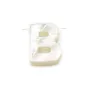 Nacre blanche en forme de fleurs sur fil 6mm x 40cm (15pcs)