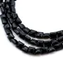 Onyx noir, carré, 6mm x 40cm