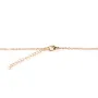Necklace in "flash" gold gilt on brass with rock crystal perfume bottle pendant