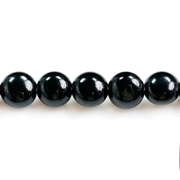 Onyx noir, ronde plate, 6mm x 40cm