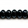 Onyx black, round, 6x10mm x 40cm