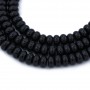 Onyx black, round, 6x10mm x 40cm