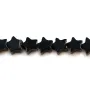 Agate noir étoile 6mm x 40cm