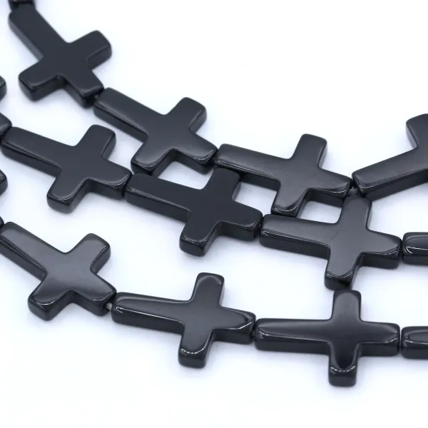 Ónix, cruz, 18x25mm x 40cm