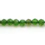 Tsavorite ronde facette 2mm x 40cm