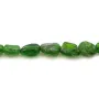 Tsavorite in forms baroque x 40cm