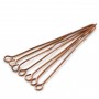 Clou en métal, avec une tête en anneau ouvert, 0.4 * 40mm x 200pcs
