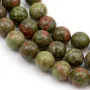 Jaspe unakite ronde 8mm x 40cm