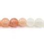 Pierre Lune Multicolore Ronde A+ 6mm x 40cm