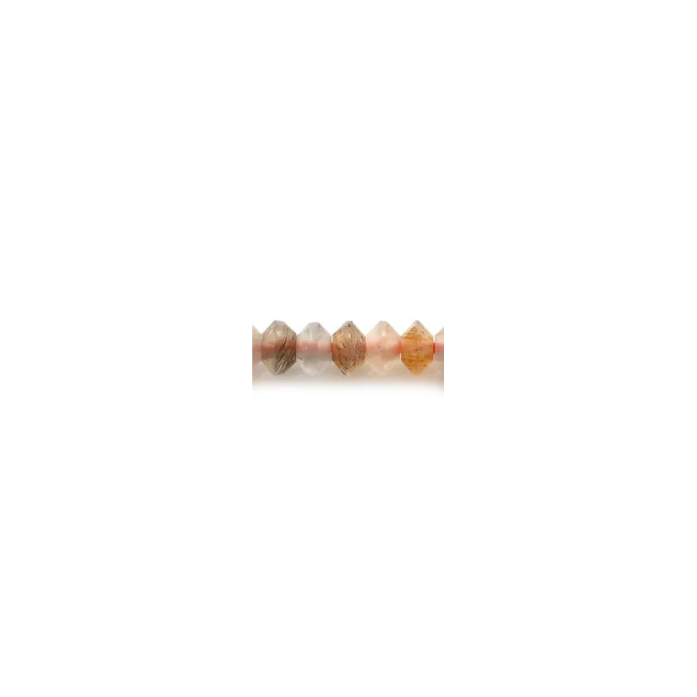 10 Perles En Pierre De Lune Multicolore 3mm - DIY Bijoux