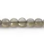 Pierre de lune rond plat facette 4mm x 40cm