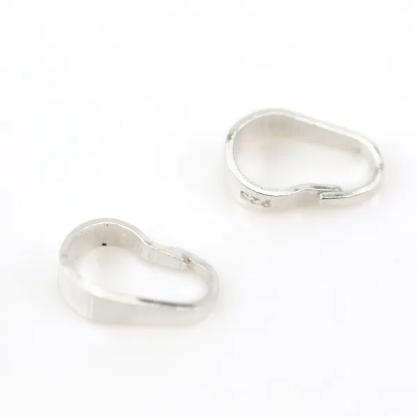 Bélière simple en argent 925 7mm x 4pcs