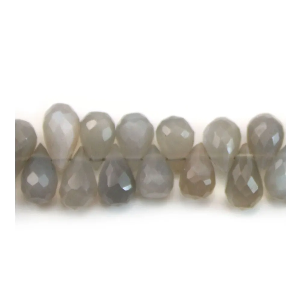 Iolite goutte facette 3.5x5mm-4x7mm x 20cm