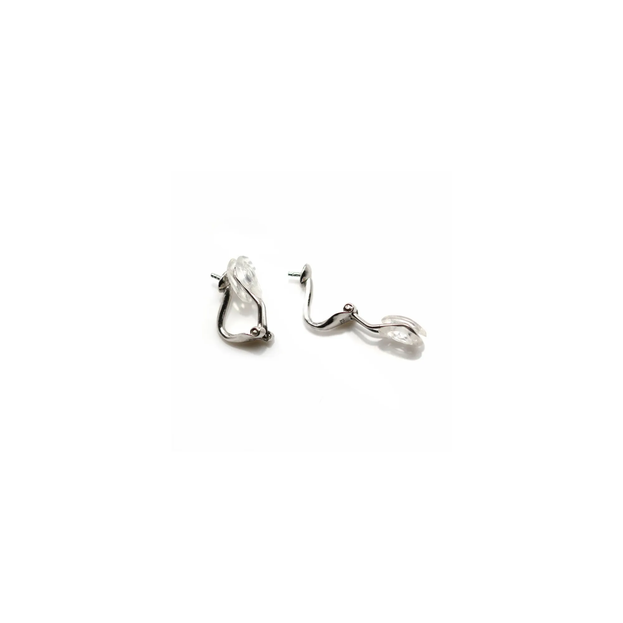 2 Paires De Boucles D'oreilles à Clip En Argent 925 - Correcteur D'oreille, Or Et Argent, Confortable, Pas De Perçage Nécessaire