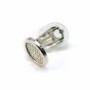 Earstuds with zirconium oxide, 925 Sterling Silver x 2pcs 