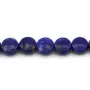 lapis lazuli rond plat facette 6mm x 5pcs