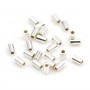 925 silver crimp tubes 2.6x1.5mm x 30pcs