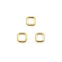 Anneaux carré en gold filled 14 carats 0.76x4mm x 2pcs
