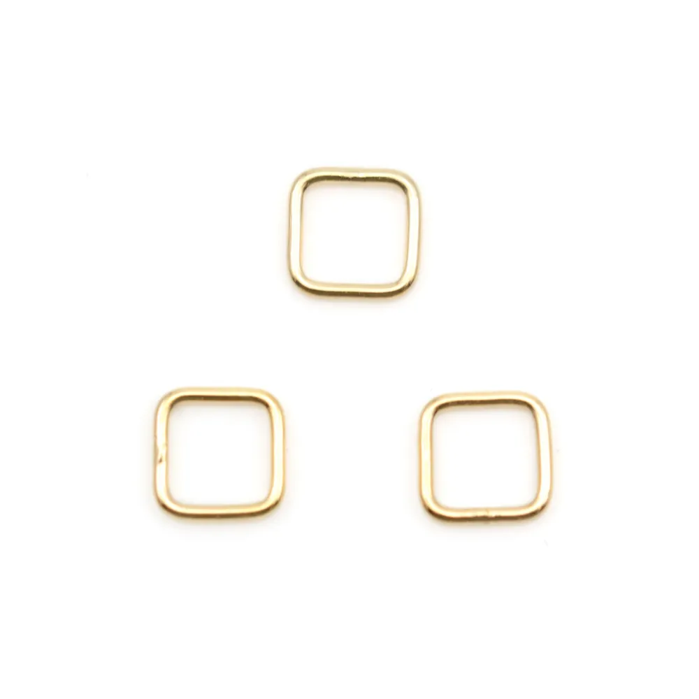 Anneaux carré en gold filled 14 carats 0.76x4mm x 2pcs