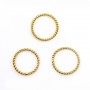 14k gold filled twisted jump ring 0.76x6mm x 4pcs