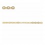 Chaine lissage Gold Filled 14 carats 2.1x1.6mm X50cm
