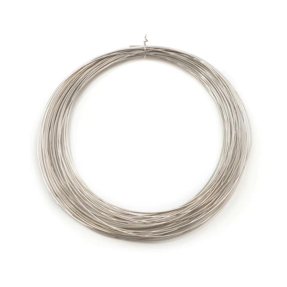 Fil Argent 925 RHODIE 0.8 mm x1 m 