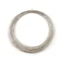 Sterling Silver 925 RHODIUM hard wire 0.8mm x 1m