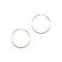 Créoles à décorer en gold filled 14 carats 1.25x30mm x 2pcs