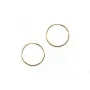 Créoles à décorer en gold filled 14 carats 1.25x20mm x 2pcs