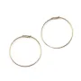 14k gold filled hoop earrings to decorate 0.7x45mm x 2pcs