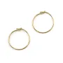 Créoles à décorer en gold filled 14 carats 15x0.7mm x 2pcs