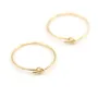 Créoles à décorer en gold filled 14 carats 15x0.7mm x 2pcs
