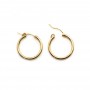 Créoles en gold filled 14 carats 22x2.3mm x 2pcs