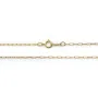 Chaîne Gold Filled 14 carats maille fantaisie 45cm  x 1pc