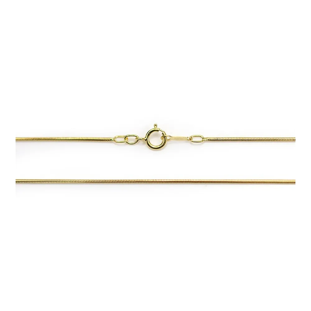 Chaine Gold Filled  SERPENTINE 45cmX1.0mm x 1pc